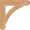 Ekena Millwork Thorton Craftsman Smooth Bracket, Western Red Cedar, 3 1/2"W x 20"D x 20"H BKT04X20X20THR04SWR - alternate 3